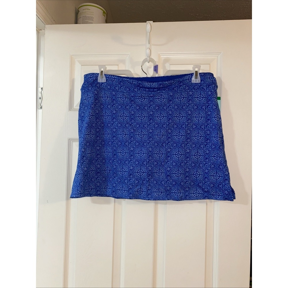 Tranquility By‎ Colorado Clothing Skort Size XL Blue And White Activewear